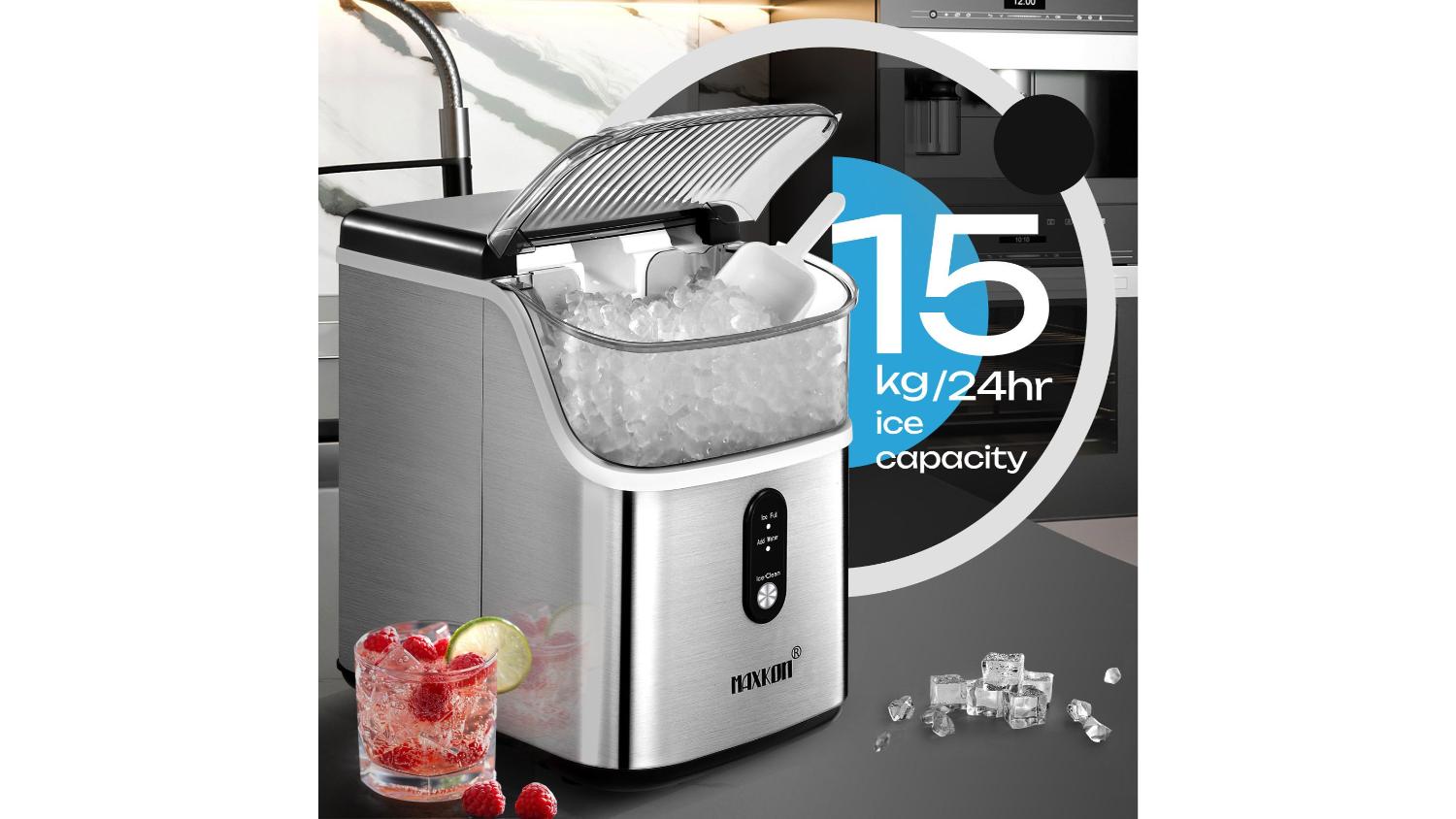 Maxkon 15kg Benchtop Ice Nugget Maker
