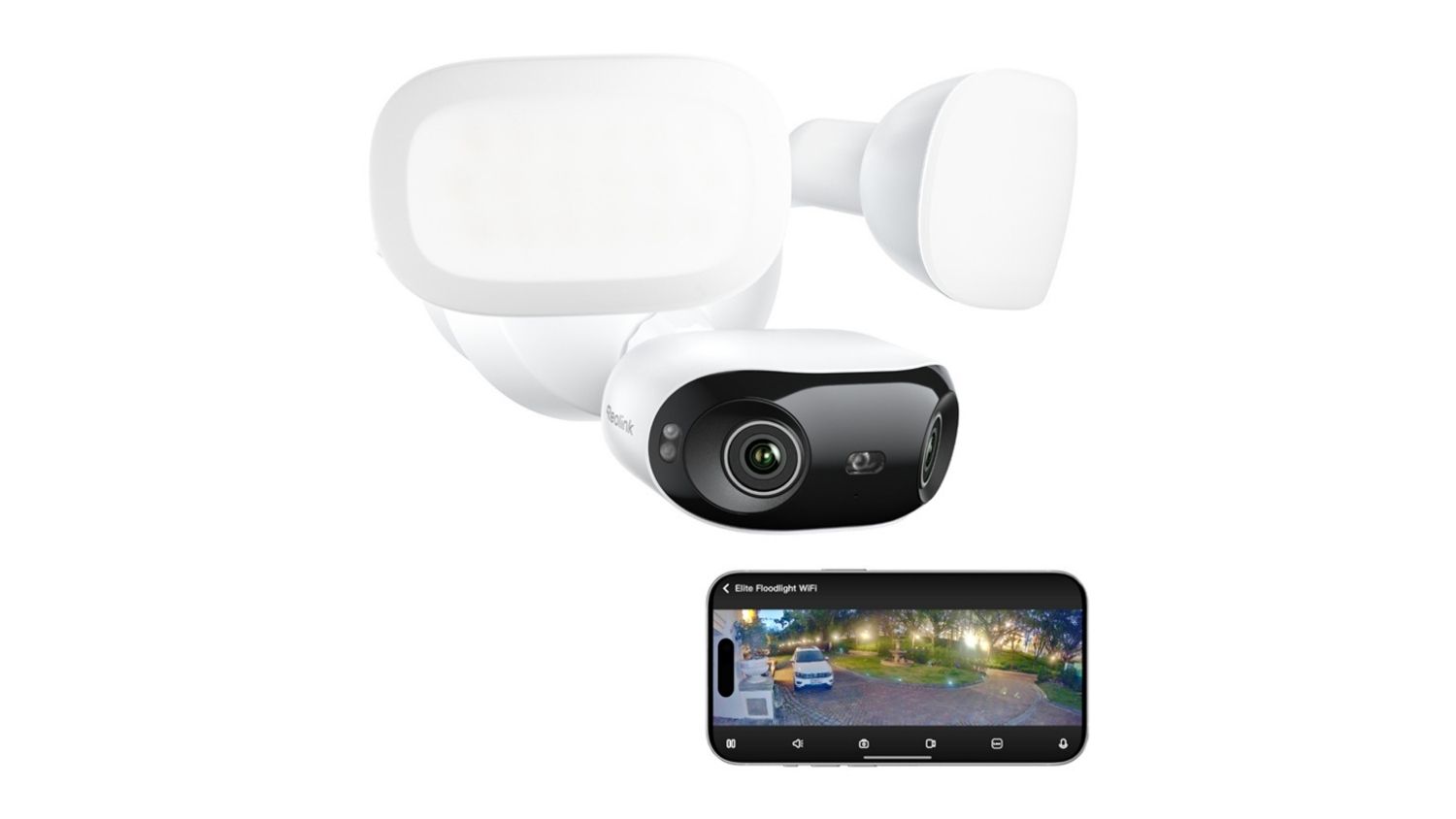 Reolink Elite Floodlight Wifi 8MP/4K Dual Lens Outdoor WiFi Camera