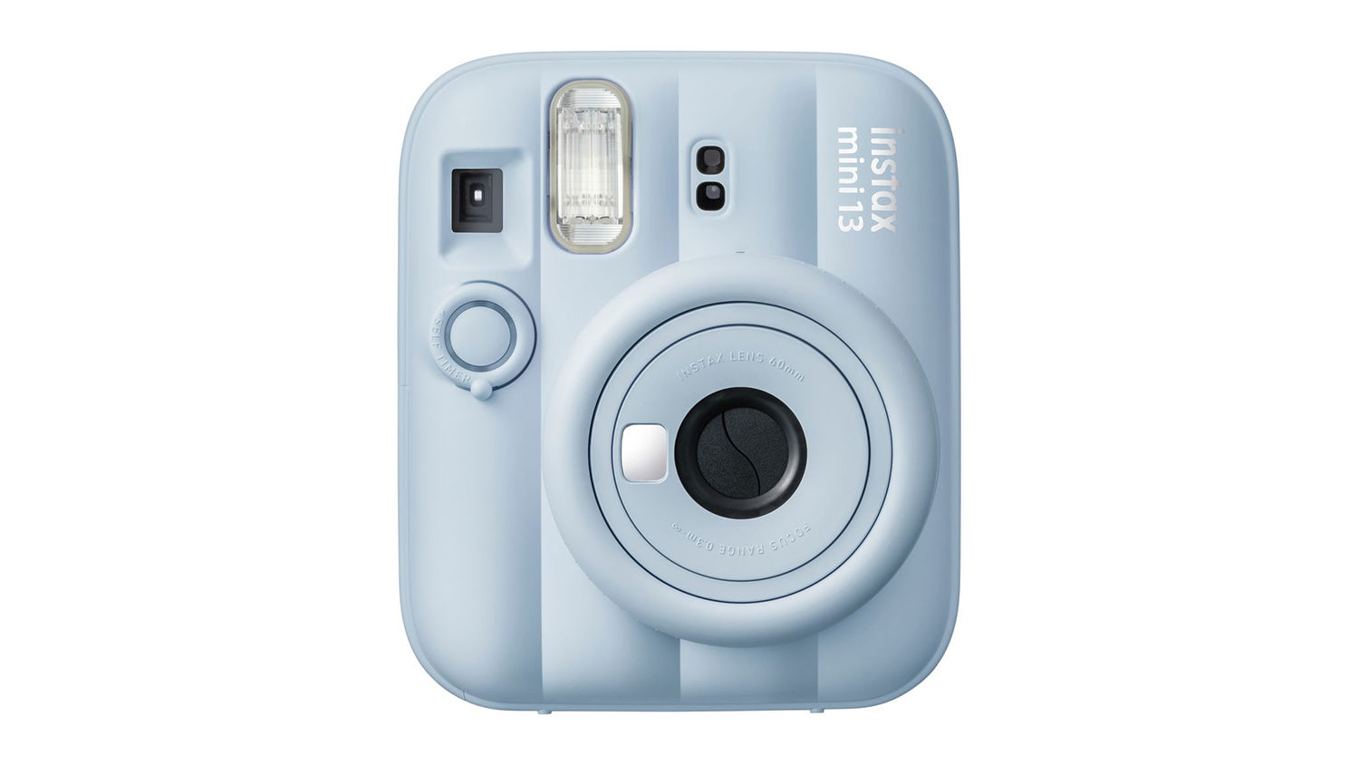 Instax Mini 13 Instant Film Camera in a sleek frost blue colour
