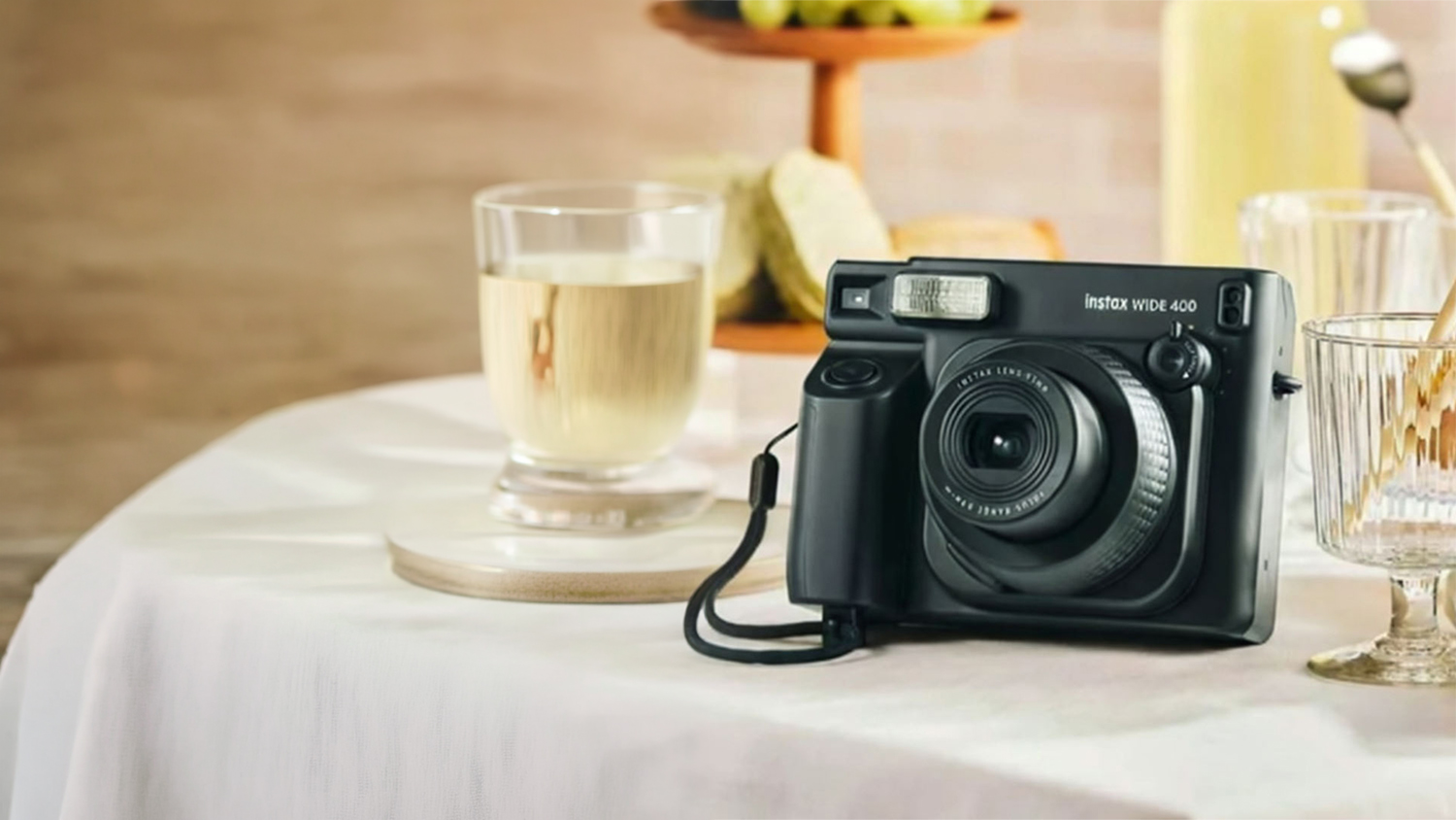 Instax Wide 400 Instant Film Camera - Jet Black