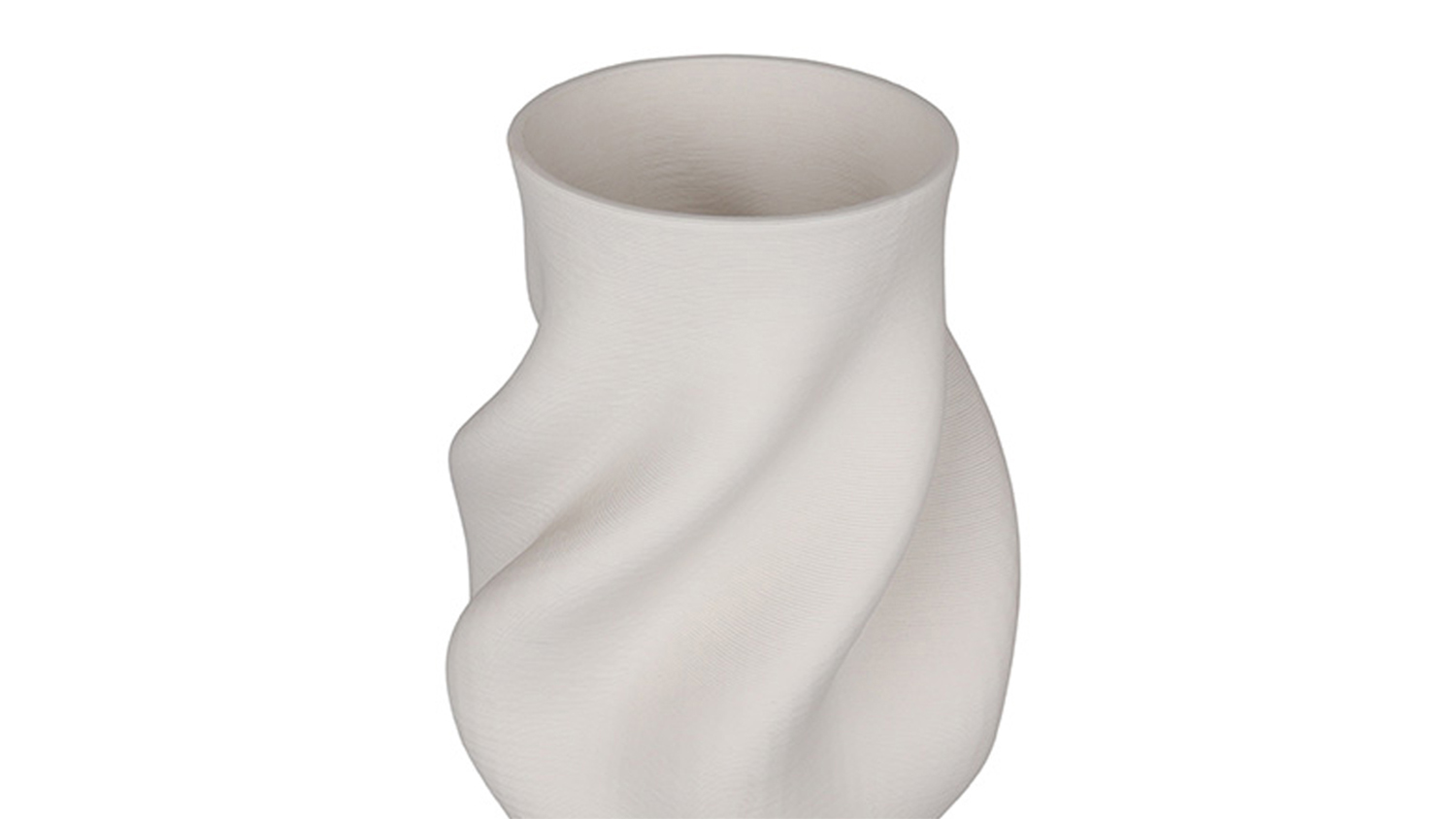 Bella White Ceramic Vase - 18 x 24cm