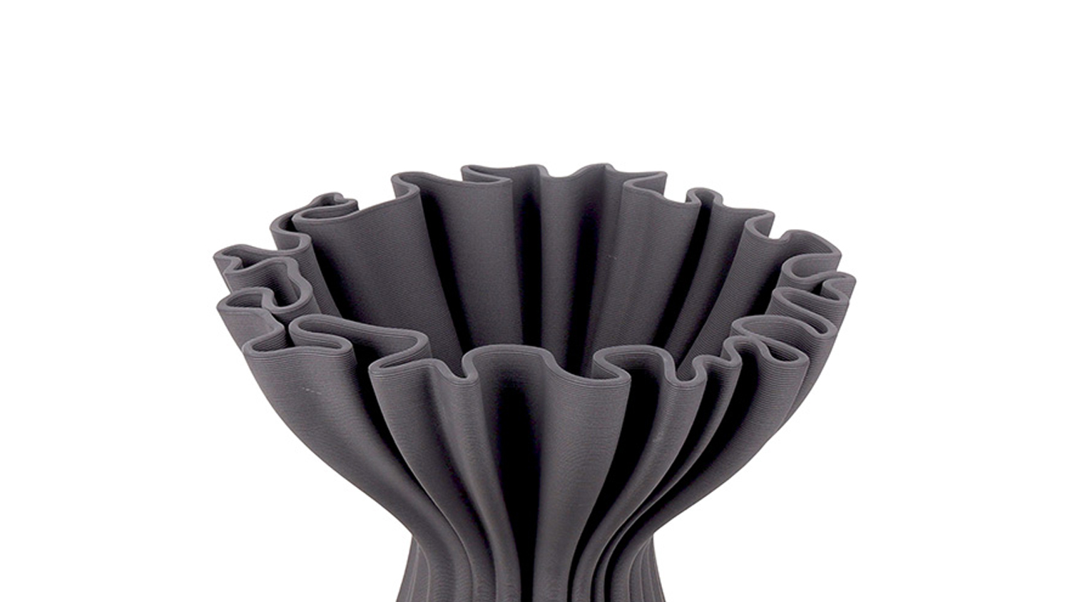 Cleo Grey Compote Vase - 25 x 21.5cm