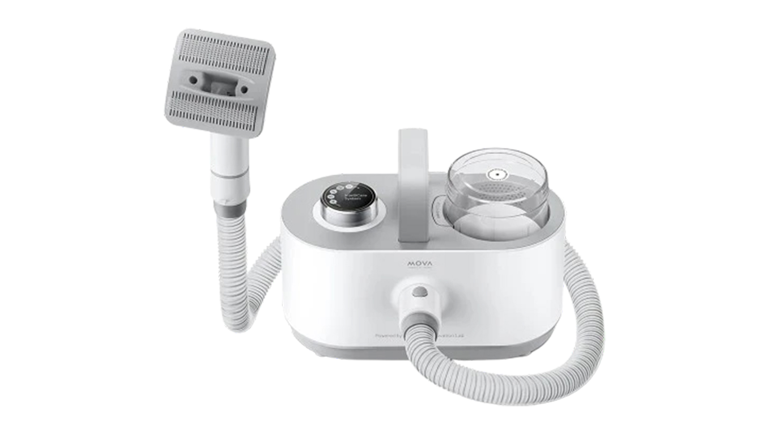 Mova G1 Pro Pet Grooming Vacuum Kit in a sleek white colour
