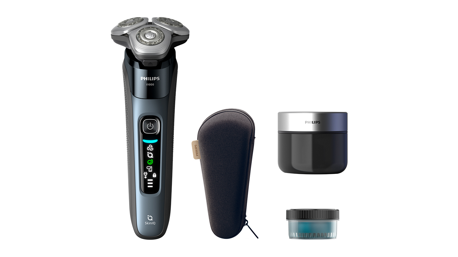 Philips Series i9000 Wet & Dry Cordless Shaver set with SkinIQ