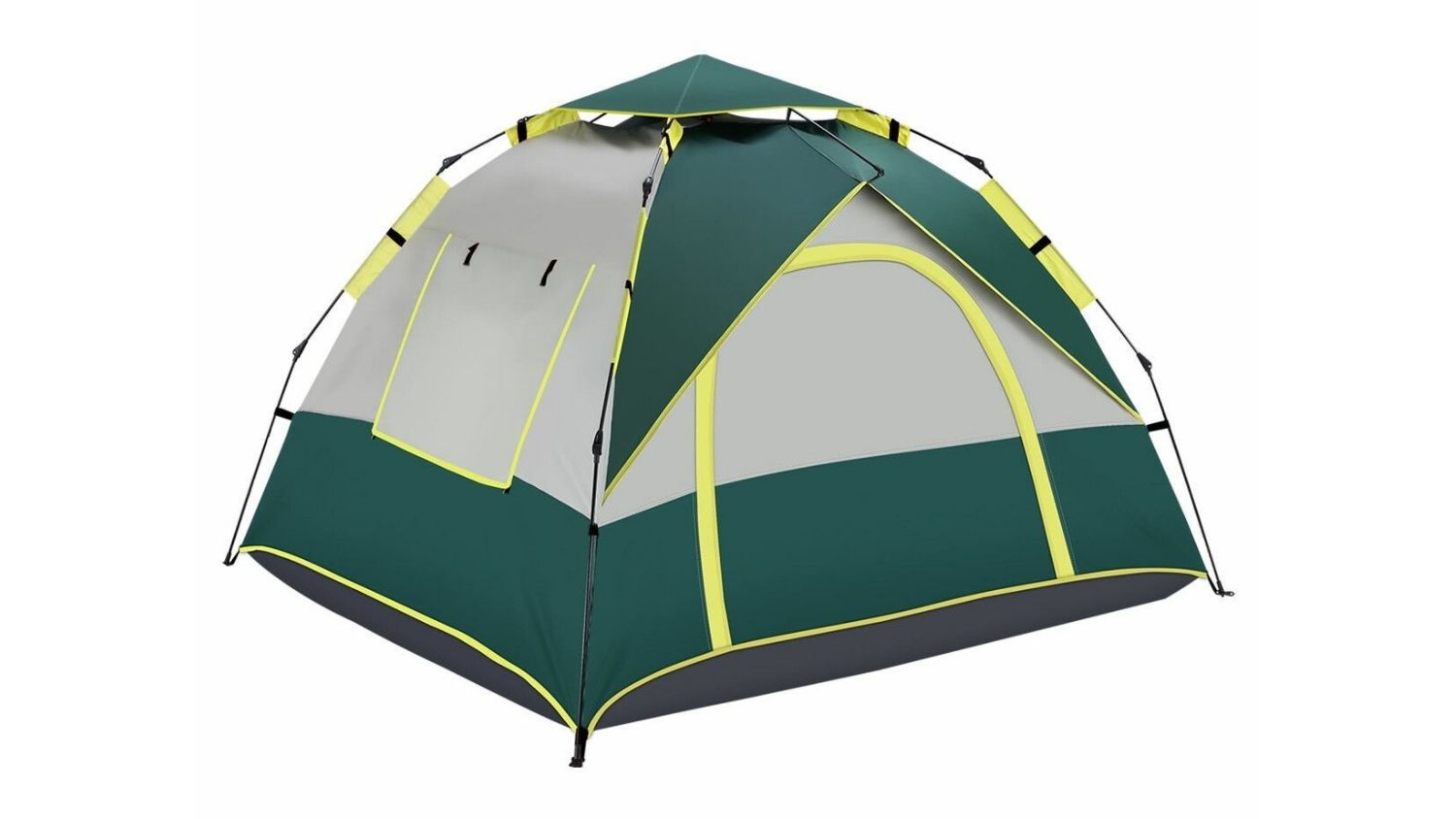 OGL Pop-Up 3 Man Camping Tent with Ventilation, Carry Case 200 x 215 x 141cm