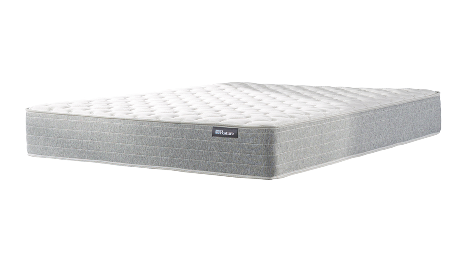 Product-only angled view of the Posture Life Firm Queen Mattress