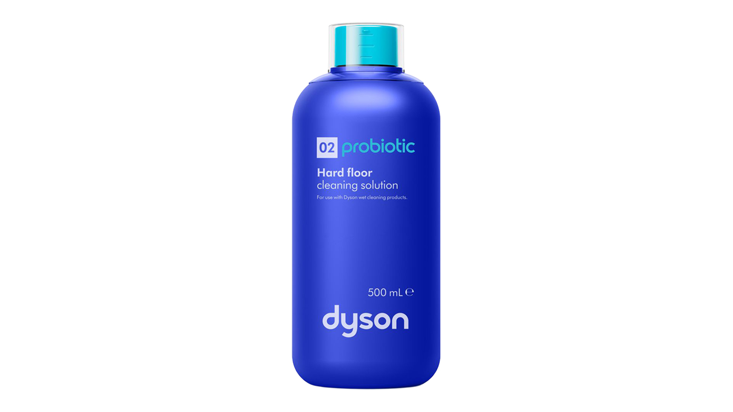 Alt text Dyson 02 Probiotic Hard Floor Cleaning Solution in a 500ml size