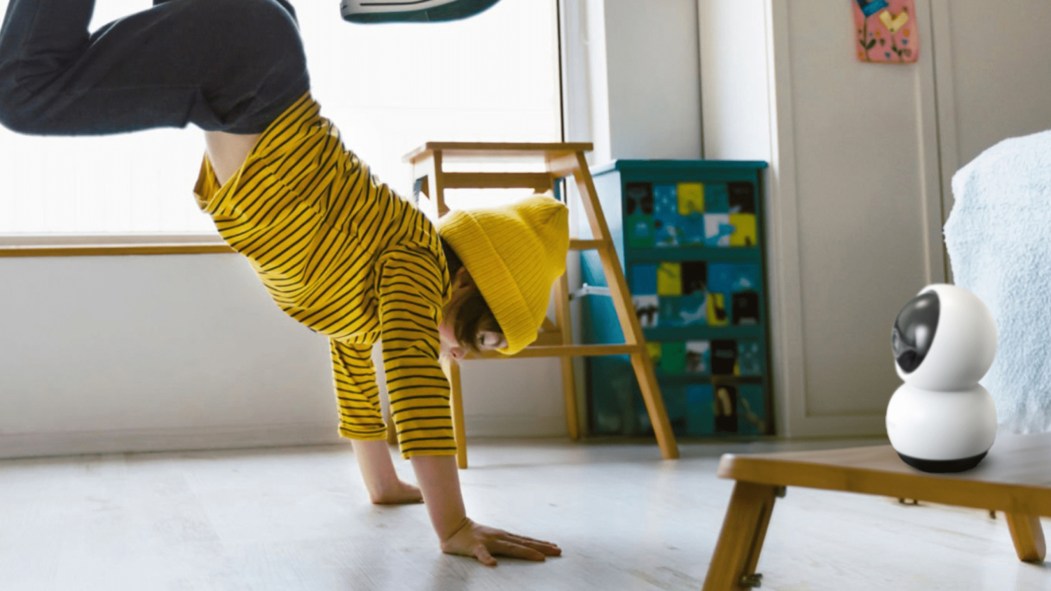 Swann EVO 2K Indoor Wired Pan & Tilt Security Camera with Wi-Fi Connectivity - 2 Pack (White)