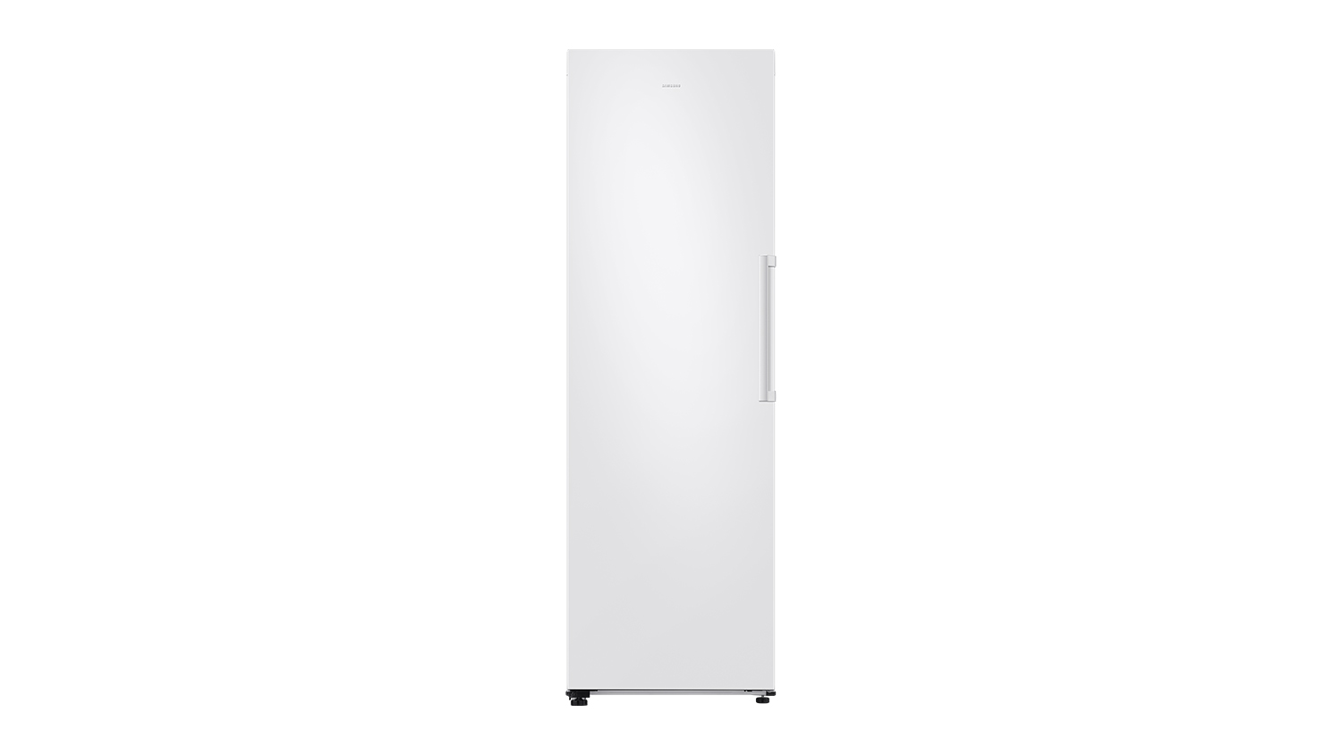 Samsung 323L Single Door Vertical Freezer in a sleek snow white colour