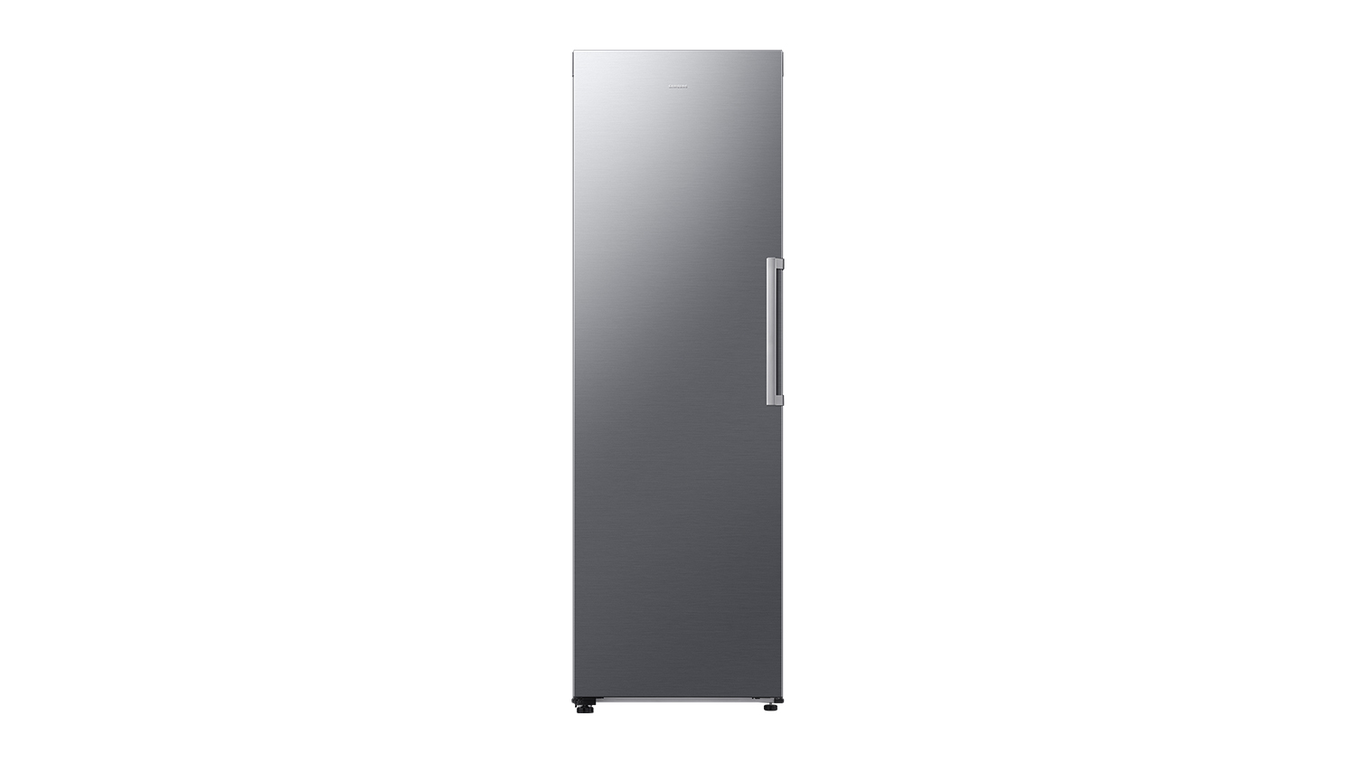 Samsung 323L Single Door Vertical Freezer in a sleek, gentle silver colour