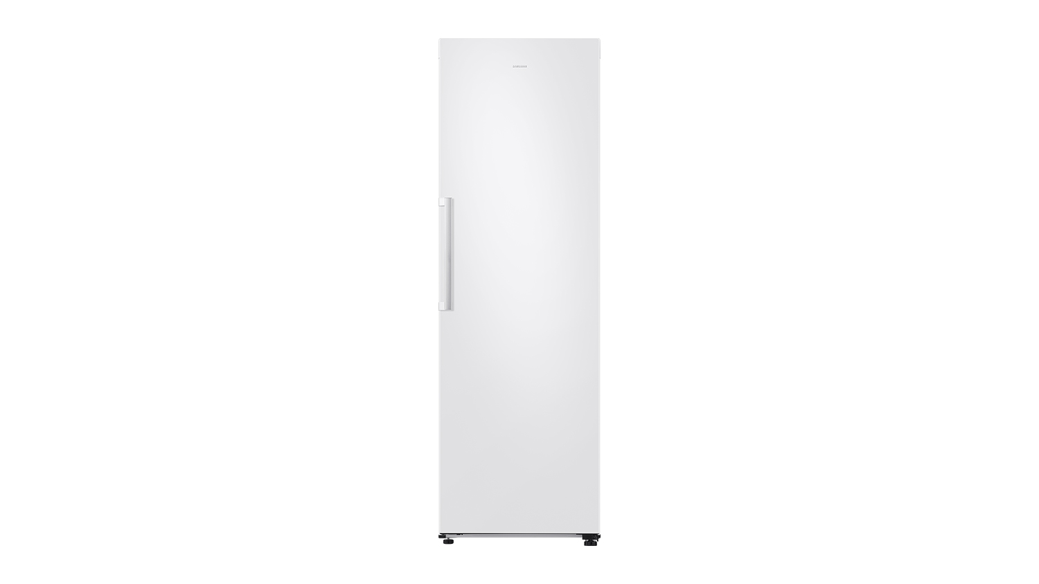 Samsung 387L Single Door Vertical Fridge in a sleek snow white colour