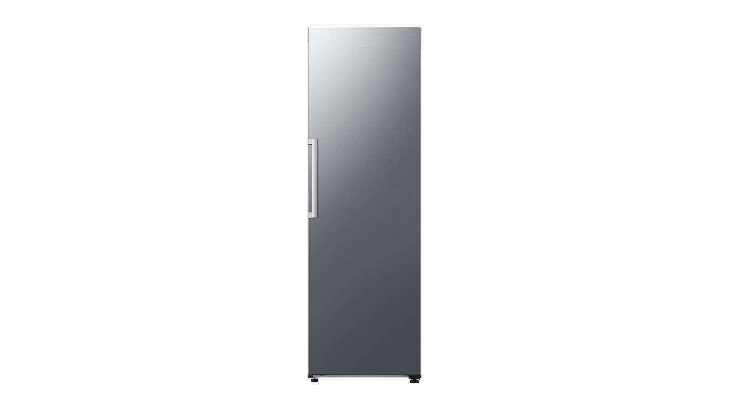 Samsung 387L Single Door Vertical Fridge in a sleek, gentle silver colour