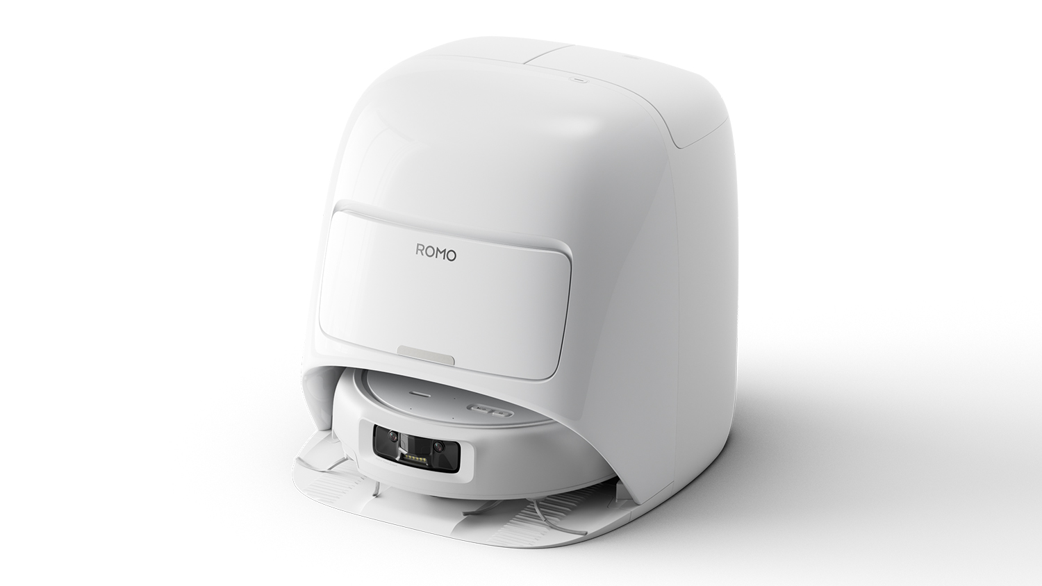 DJI Romo S Robotic Vacuum & Mop with Self-Cleaning Base Station - White (190021157323)
