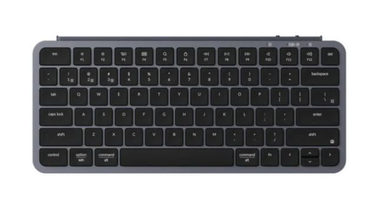 Front view of the Keychron B1 Pro Ultra-Slim Wireless 60% Keyboard