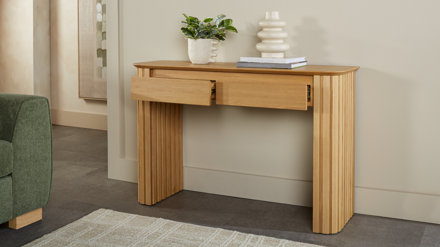 Harlow 1200mm 2 Drawer Console Table