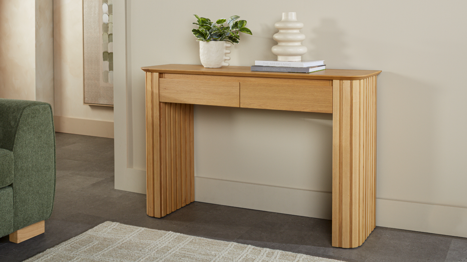 Harlow 1200mm 2 Drawer Console Table