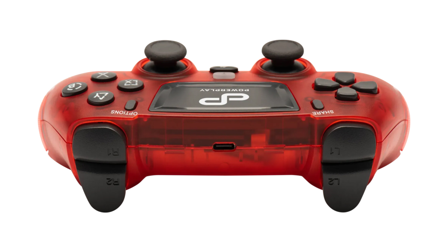 PowerPlay Wireless Controller for PlayStation 4 - Translucent Red