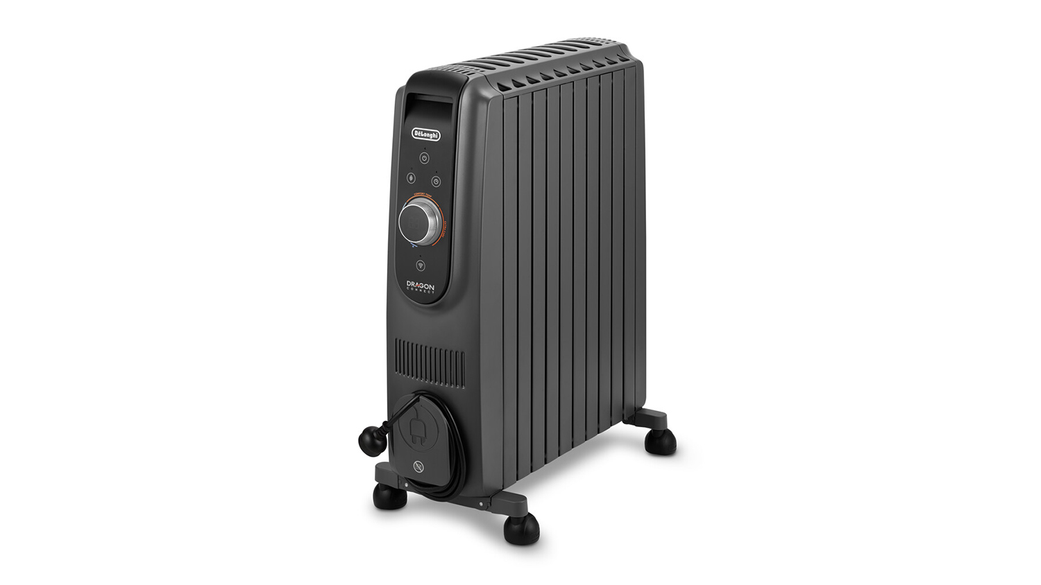 De'Longhi Dragon5 Connect 1500W 6 Fin Oil Column Heater - Grey (TRD50615WIFIG)