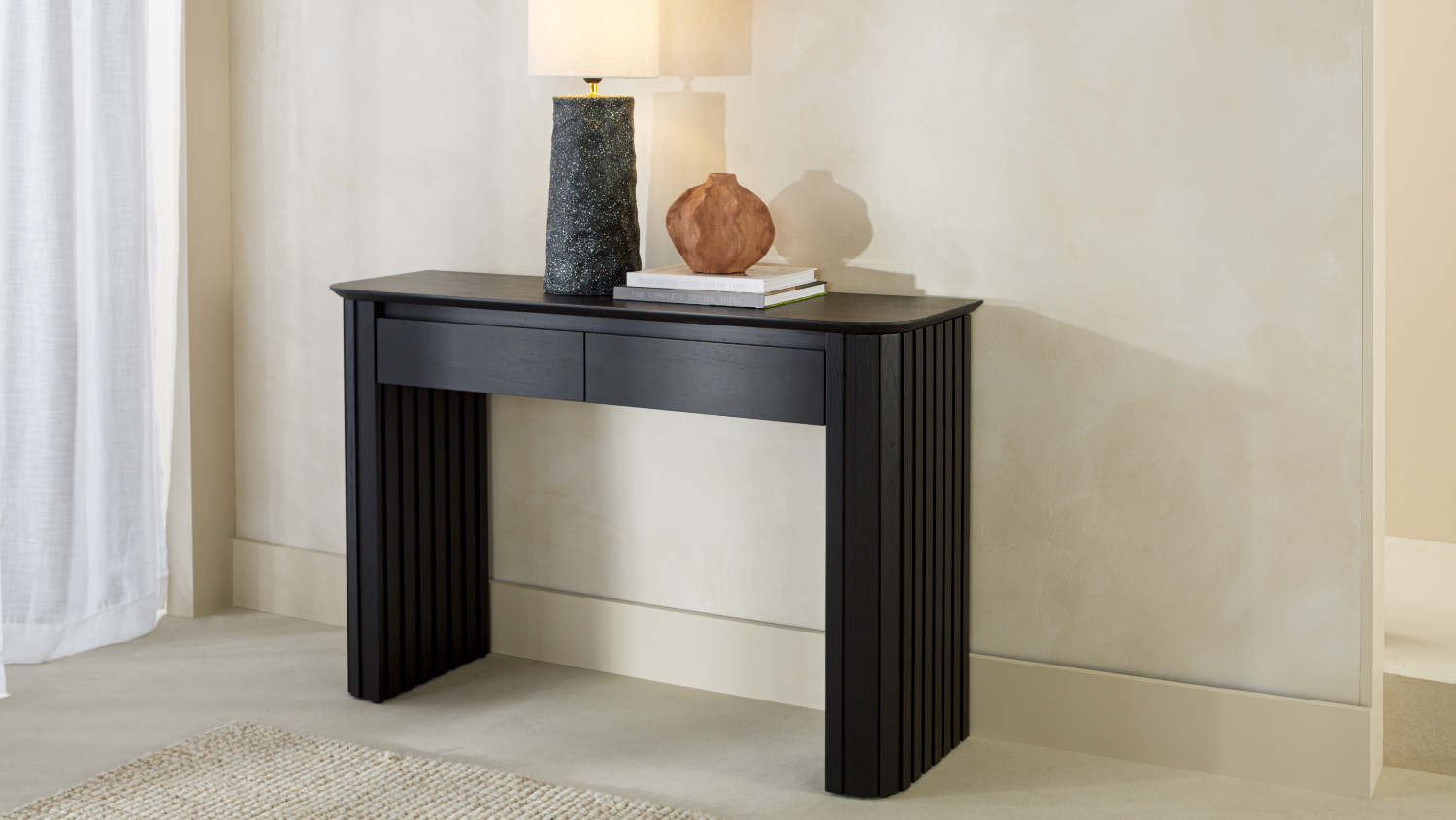 Selby 2 Drawer Console Table in 1200mm size
