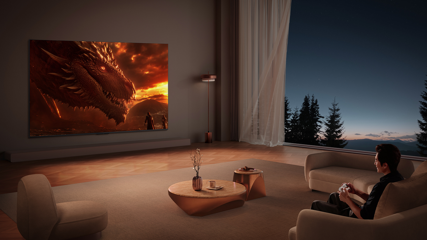 TCL 85" C8L 4K SQD-MINI LED TV (2026) with Google TV OS