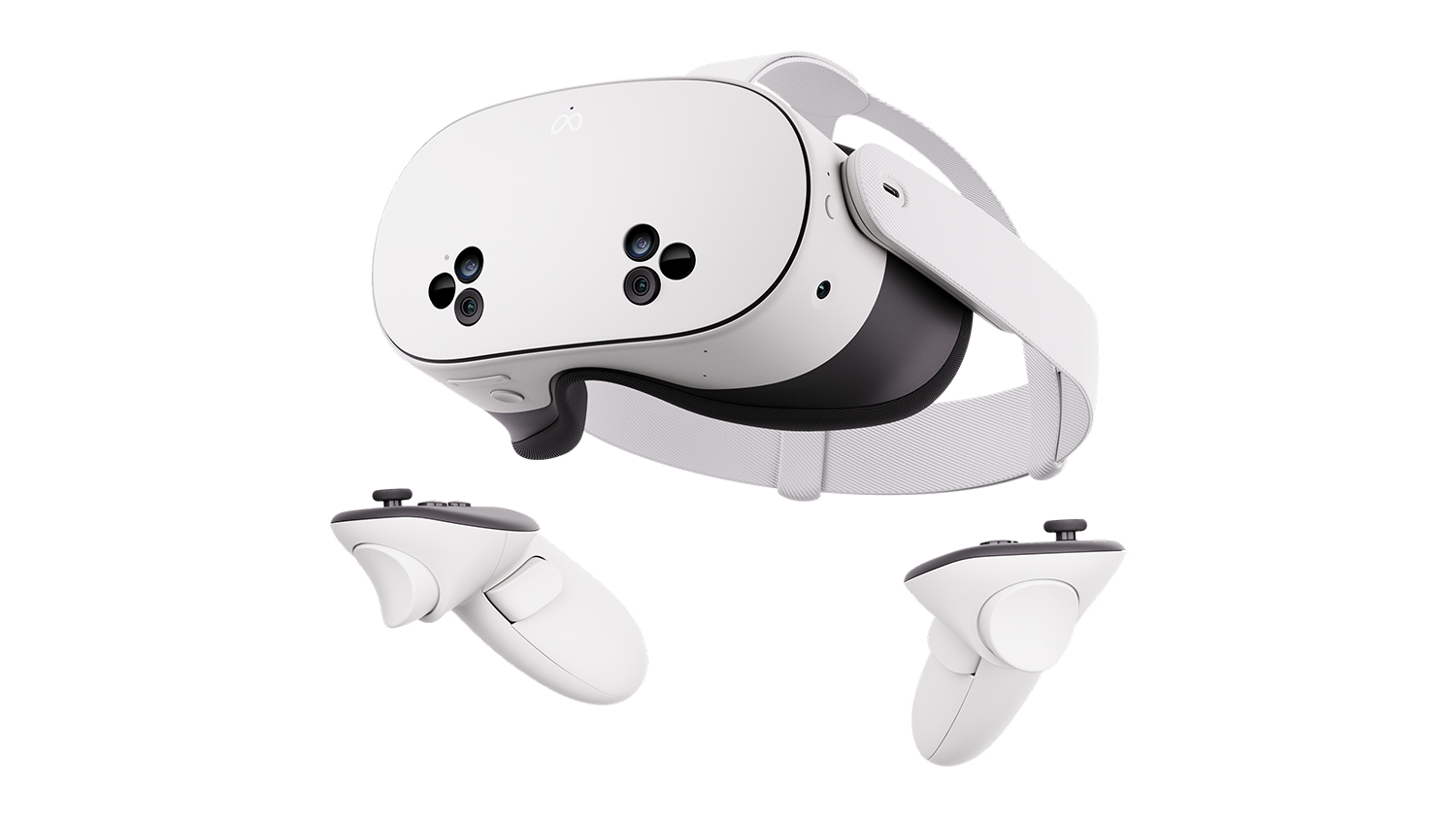 A Meta Quest 3S 256GB Mixed Reality Headset with 2x Quest Touch Plus Controller