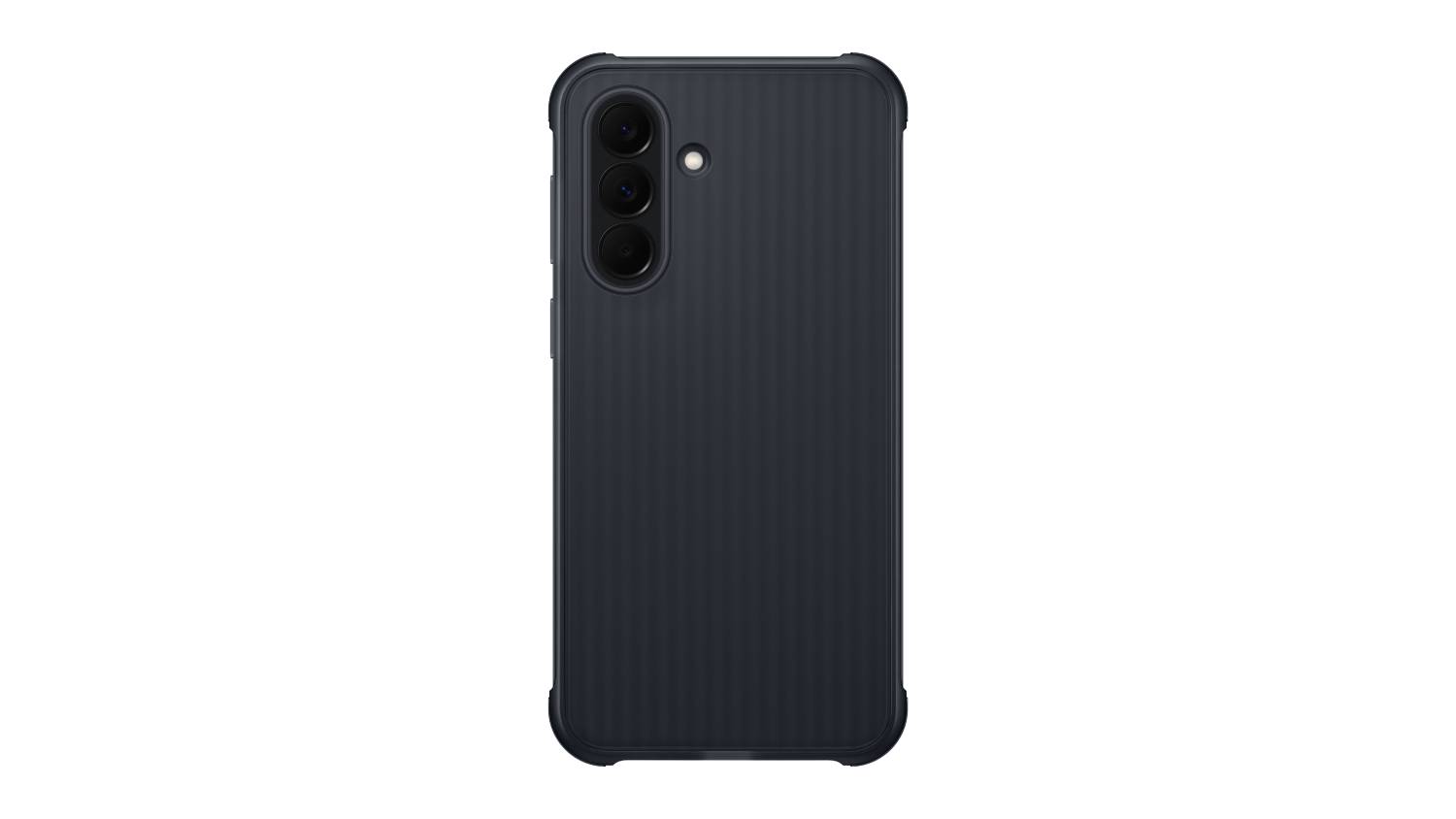 Rear view of the Samsung Rugged Case for Samsung Galaxy A37 in black