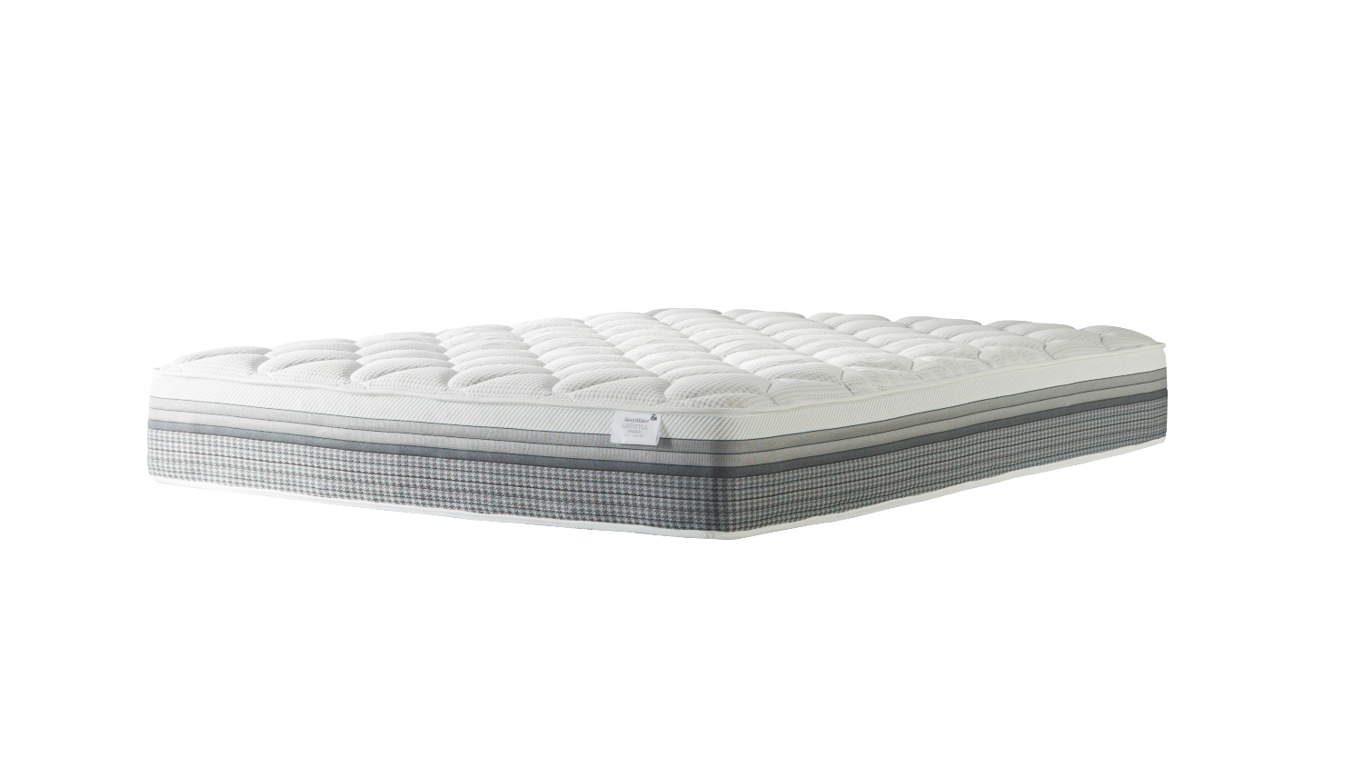 Ember mattress with grey patterned sides