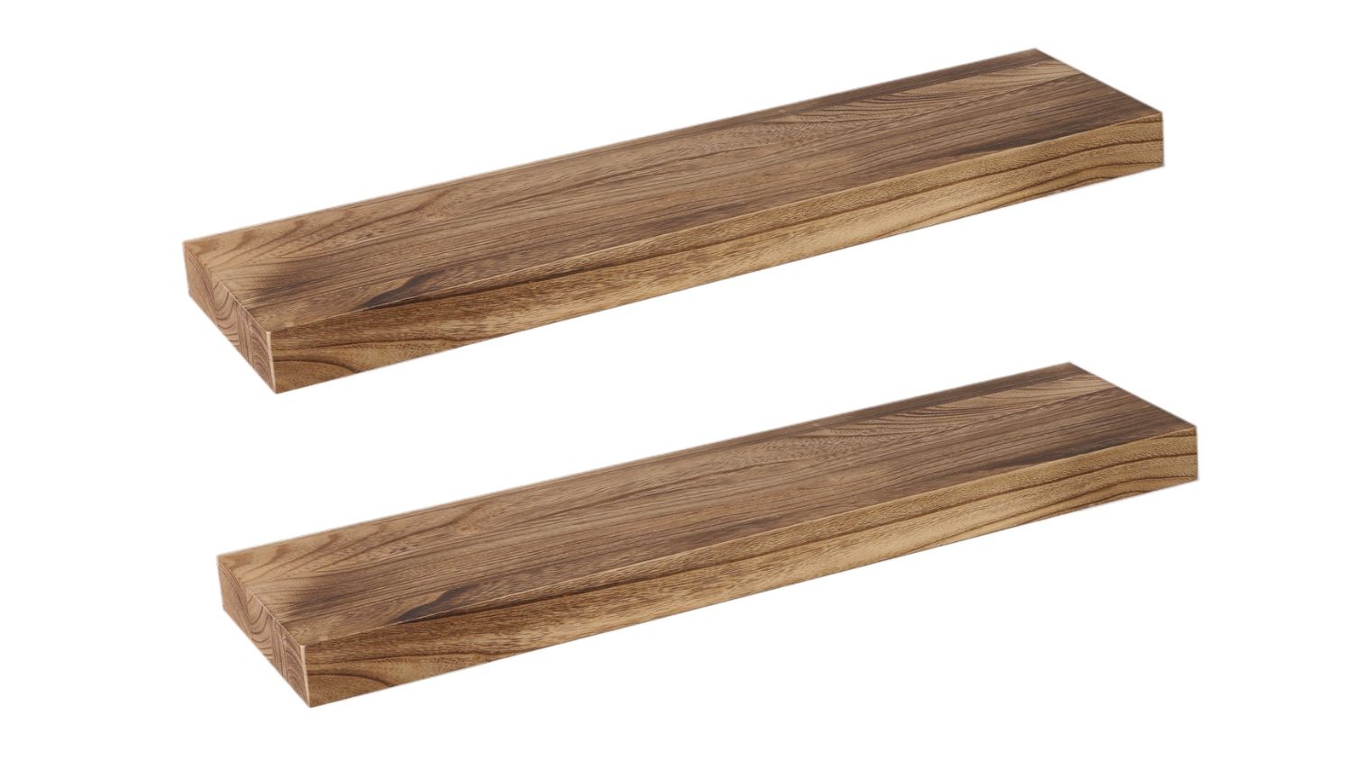 Levede Floating Shelves  61 x 15 x 5cm 2pcs. - Warm Wood
