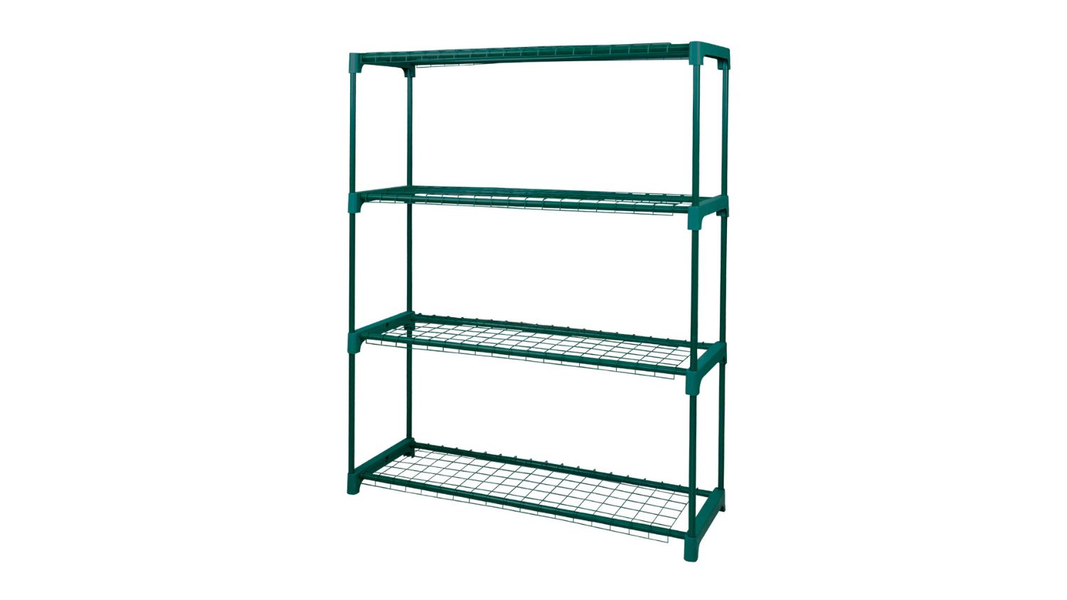 Levede 4-Tier Metal Plant Storage Rack - Green