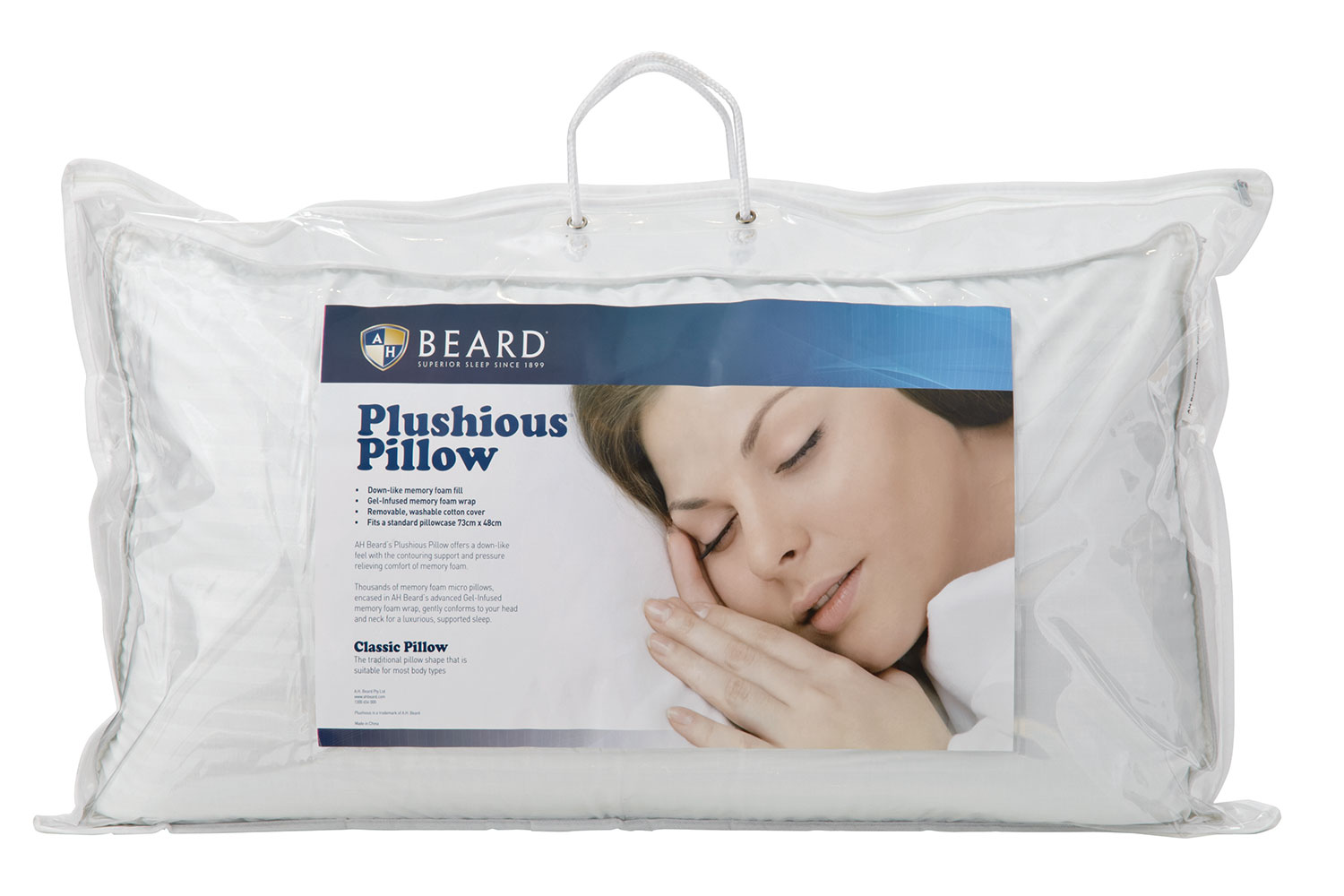 Plushious Classic Pillow by A.H. Beard Harvey Norman New Zealand