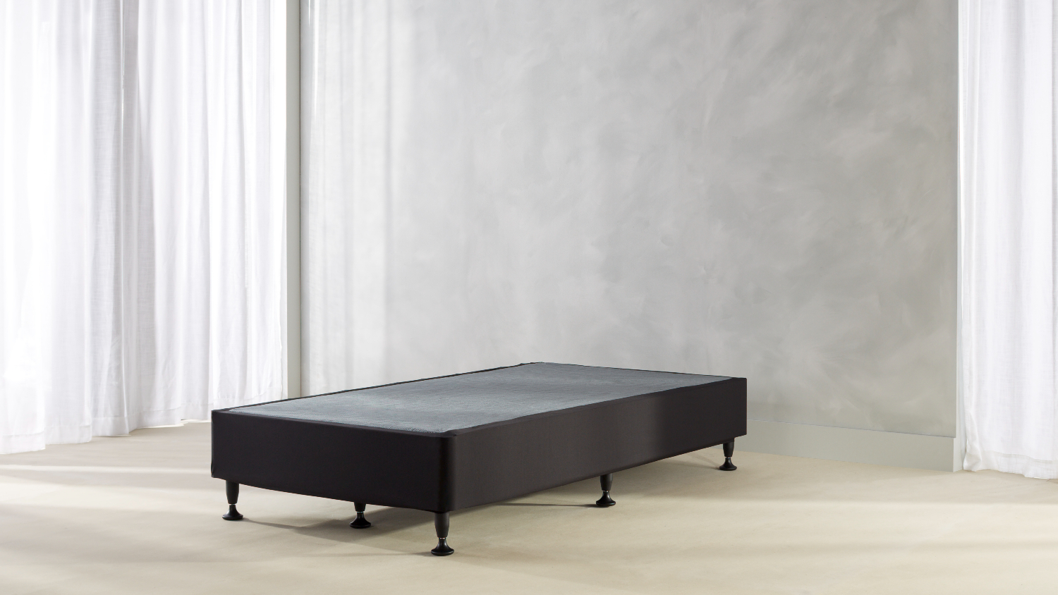 Connect Single Bed Base by SleepMaker, fully assembled, shown without a mattress