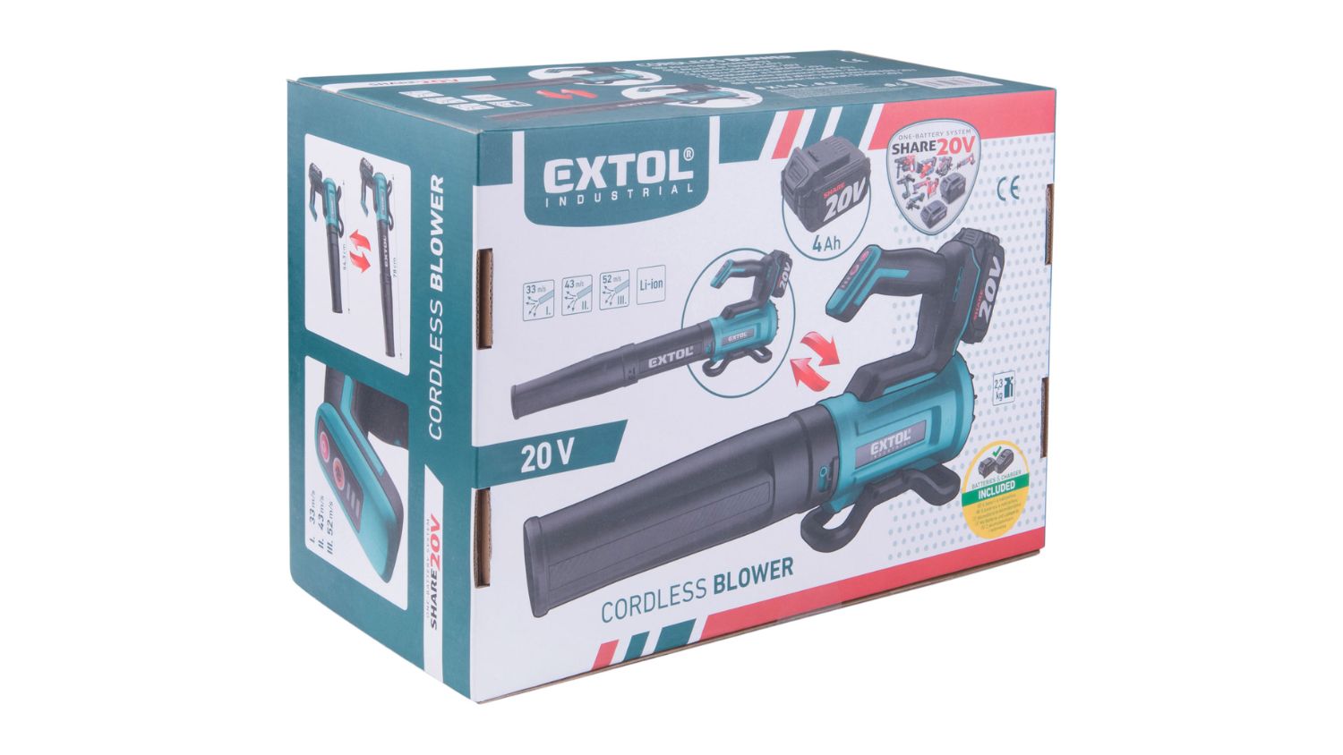 Extol SHARE20V Cordless Leaf Blower