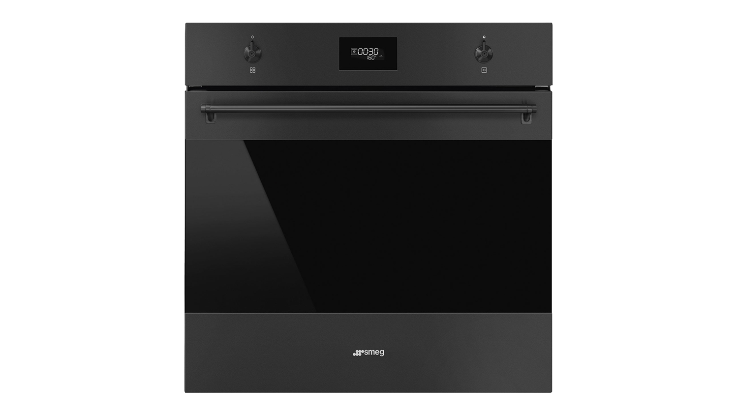 Smeg Classic 60cm Built-In Oven in a sleek black colour