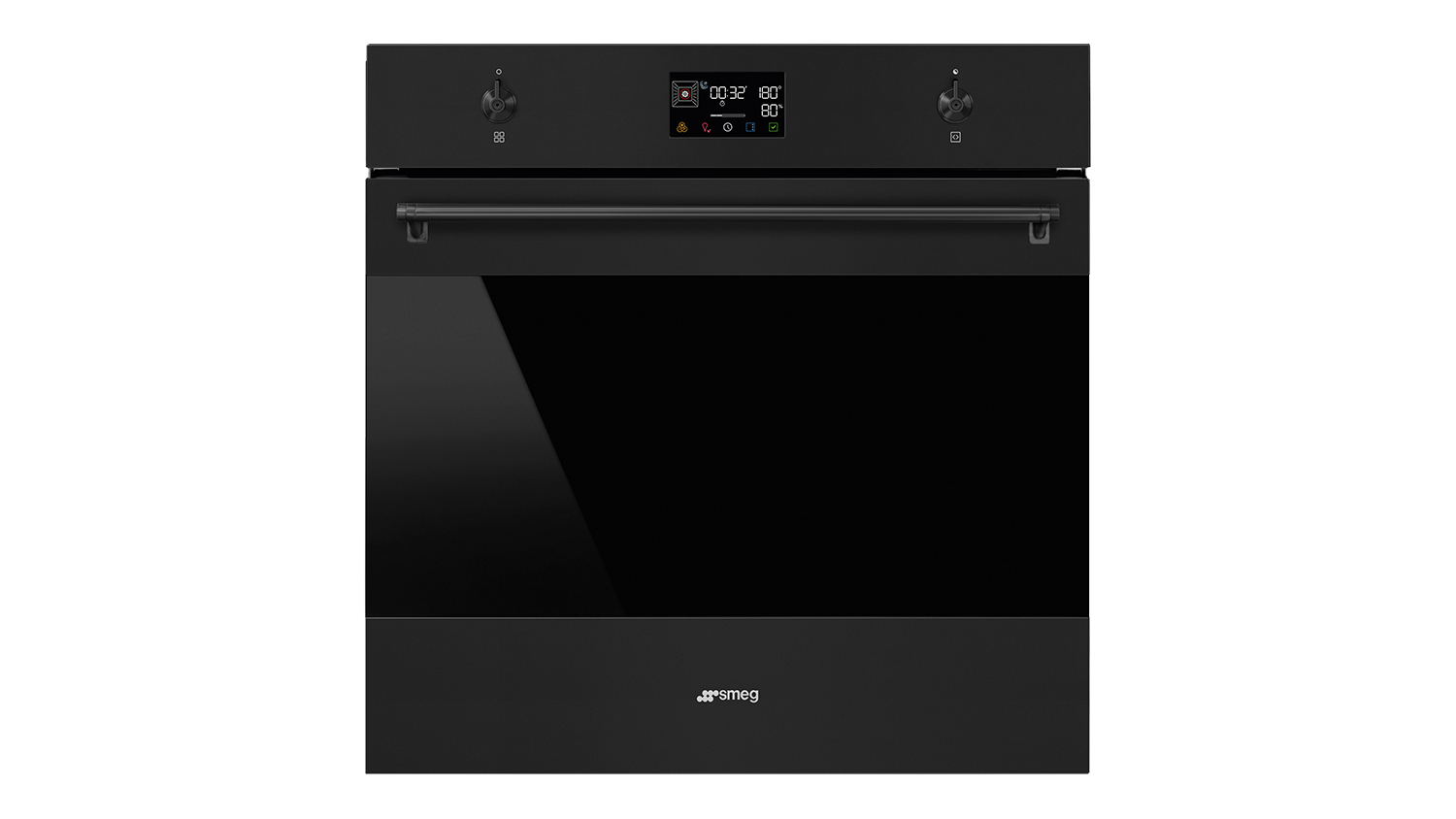 Smeg Classic 60cm Built-In Oven in a sleek black finish