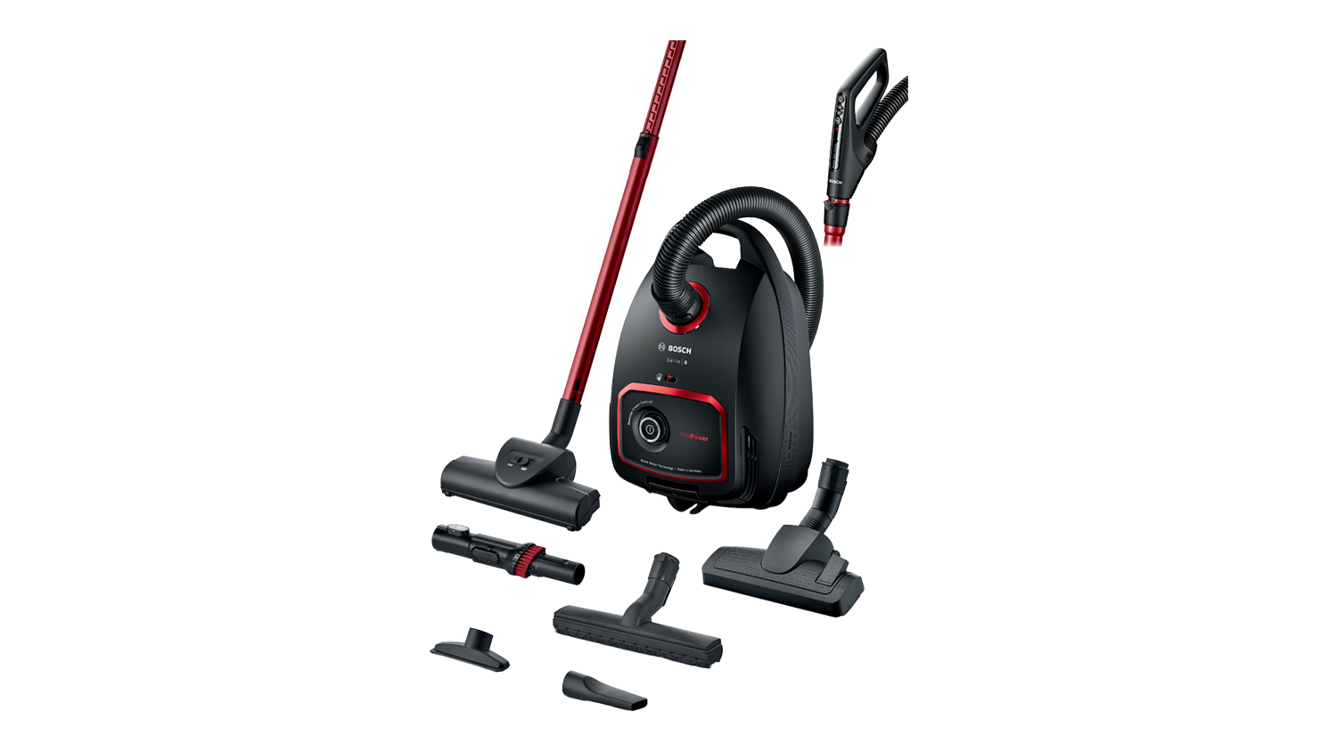 Bosch Series 6 ProPower Vacuum Cleaner in a sleek black colour