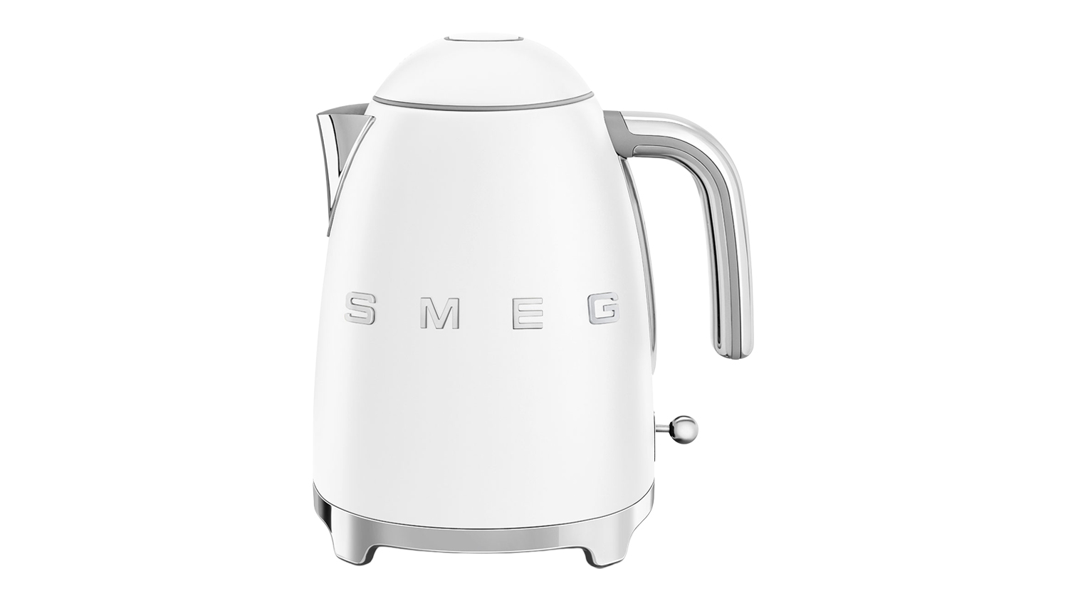 Smeg 50's Style 1.7L Kettle in a glossy white colour