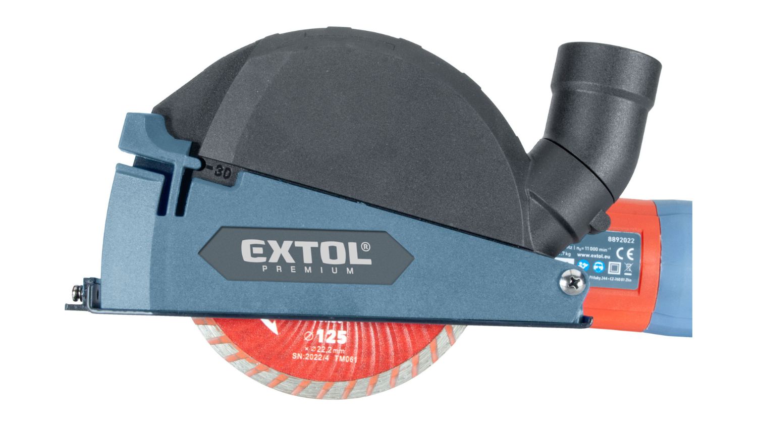 Extol Angle Grinder Dust Extraction Hood 115-125mm
