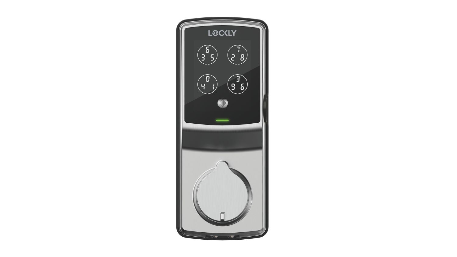 Lockly Secure Plus Smart Door Lock - Silver (Fingerprint, Pin Unlock)
