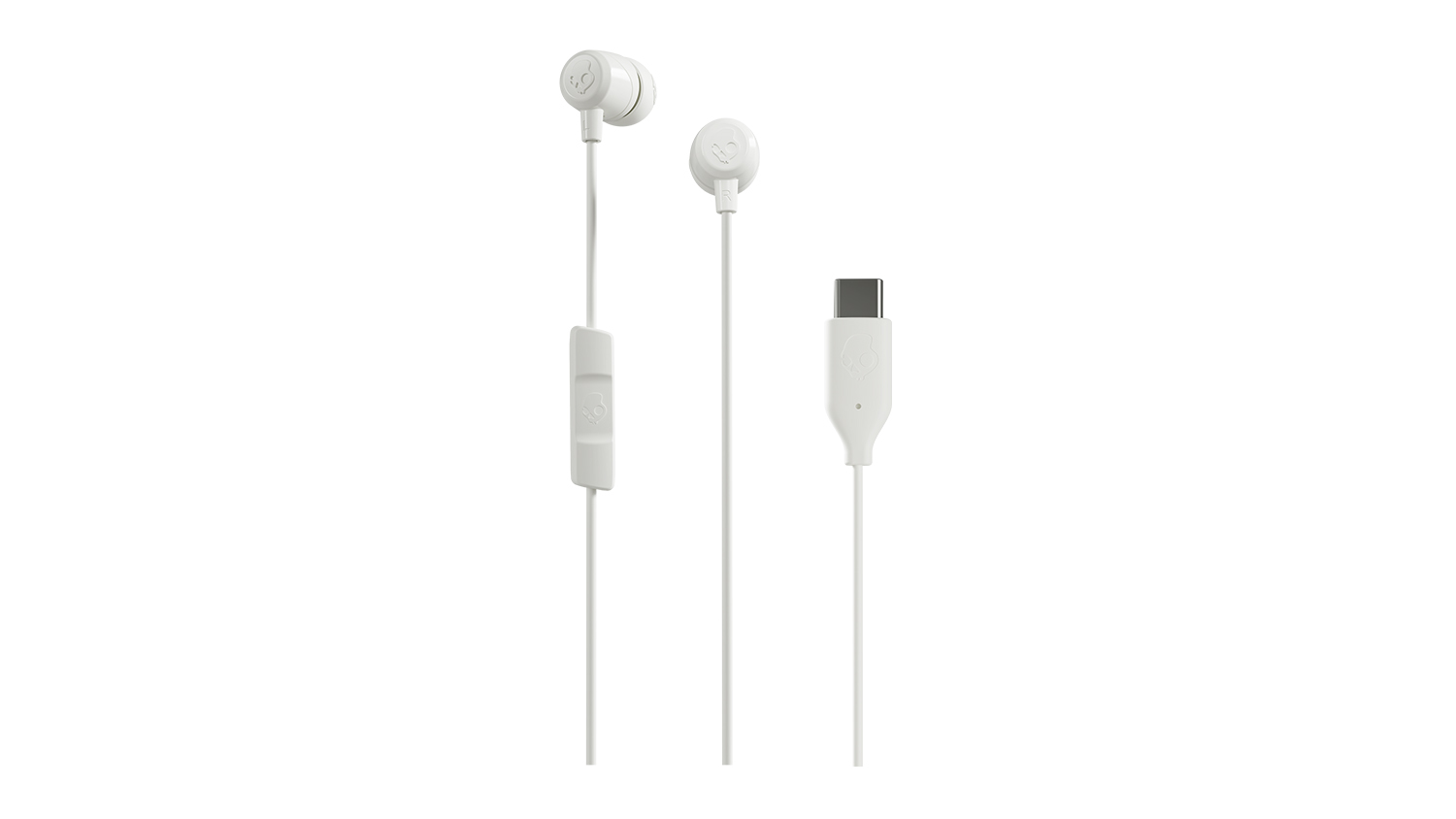 Skullcandy Jib USB-C Wired In-Ear Headphones with bone design