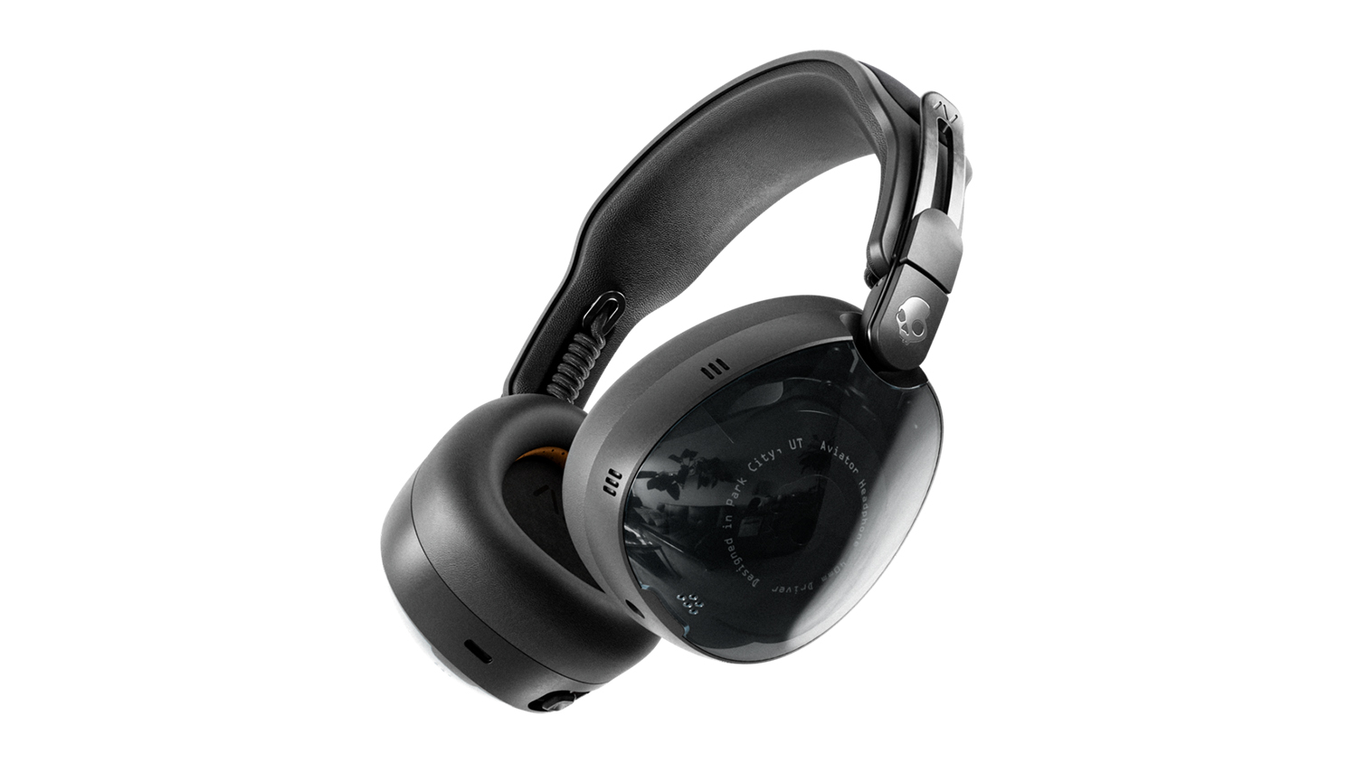 Skullcandy Aviator 900 Active Noise Cancelling Wireless Over-Ear Headphones in a sleek black colour