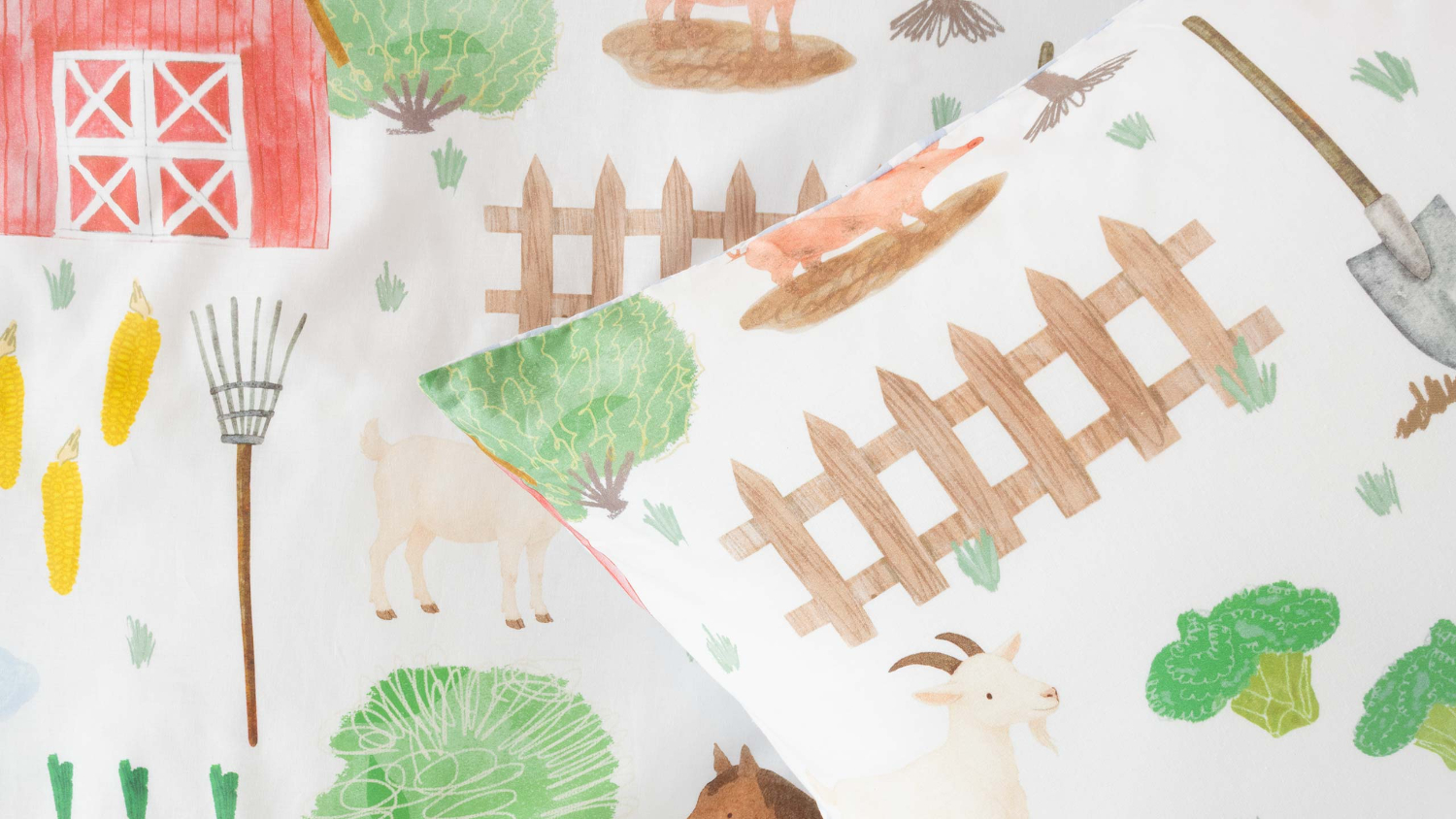 Barnyard Buddies Duvet Cover Set by Squiggles