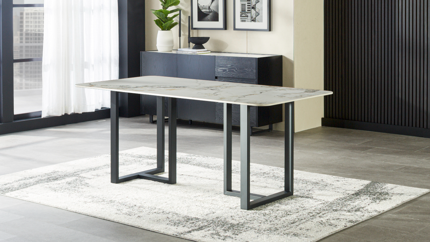 A view of the Andes 1800mm Dining Table