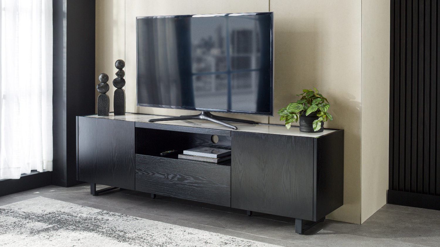 A view of the Andes 1800mm 2 Door 1 Drawer Entertainment Unit