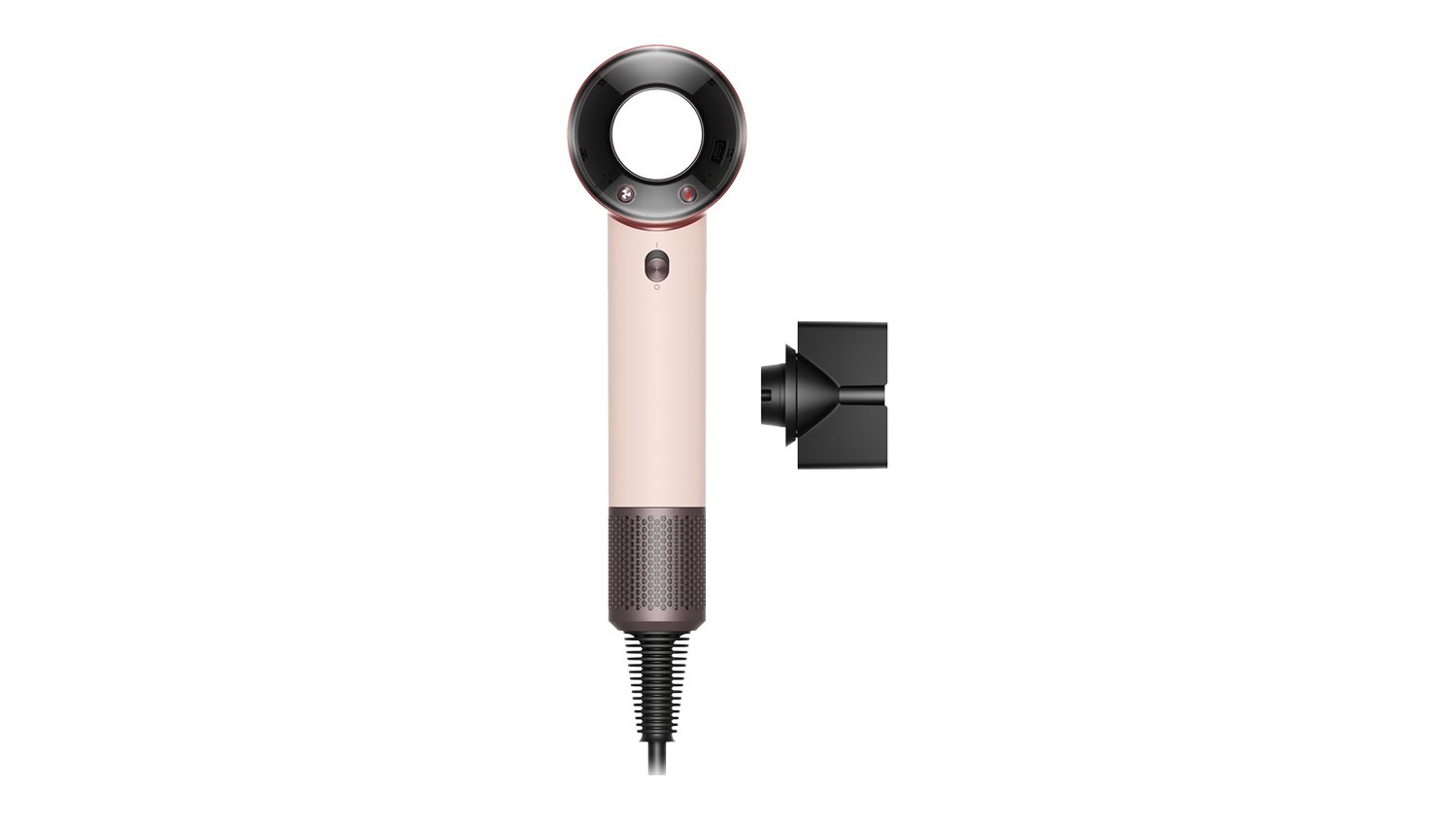 Dyson Supersonic Travel hair dryer in ceramic pink with rose gold accents