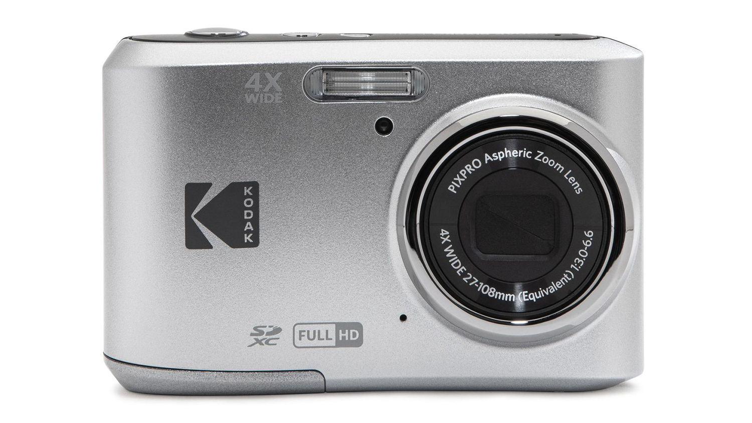 Kodak Pixpro FZ45 Digital Zoom Camera in a sleek grey colour