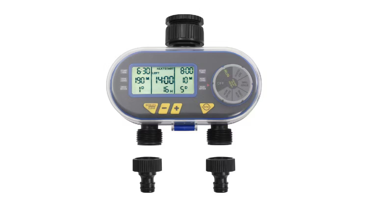NNEVL Dual Outlet Digital Water Timer