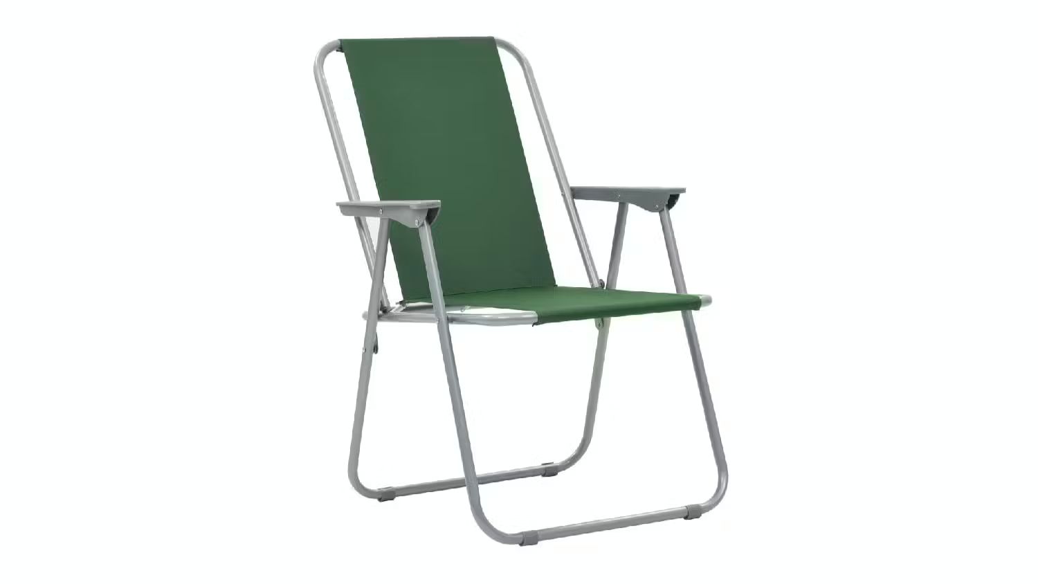 NNEVL Folding Camping Chairs 52 x 59 x 80cm 2pcs. - Green