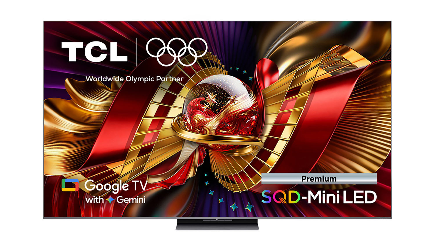 A TCL 85" C8L 4K SQD-MINI LED TV (2026) with Google TV OS