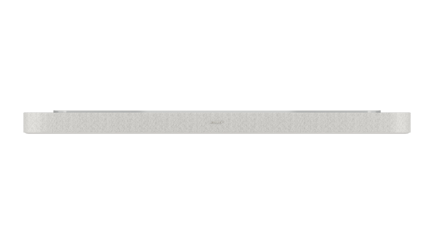 Front view of the Bose Lifestyle Ultra soundbar in white