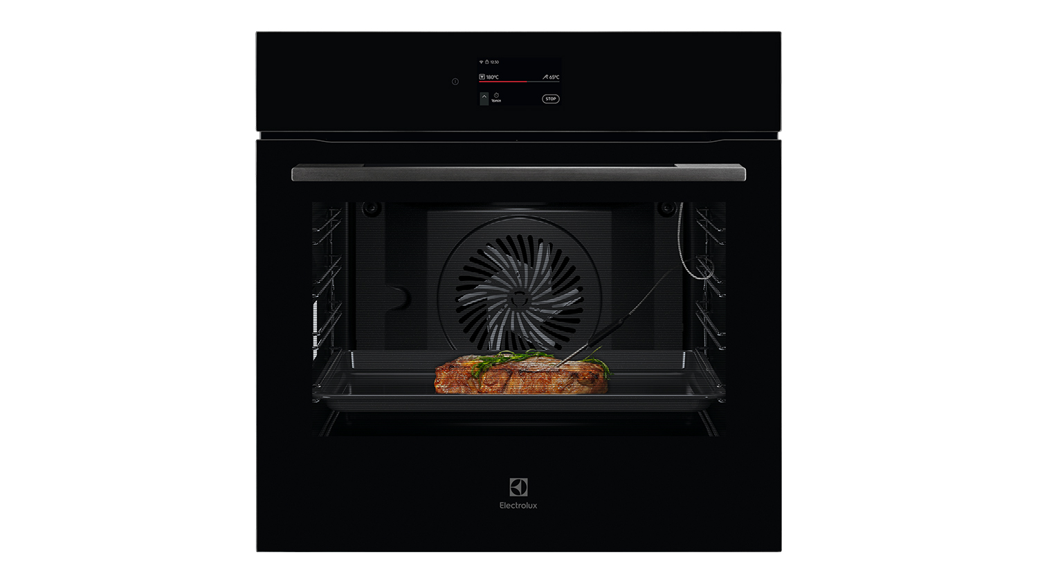 Electrolux 700 Series 60cm Built-In Oven with AI TasteAssist in a sleek black colour